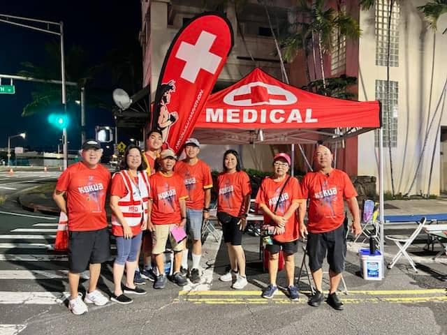Hapalua Half Marathon First Aid Station Support