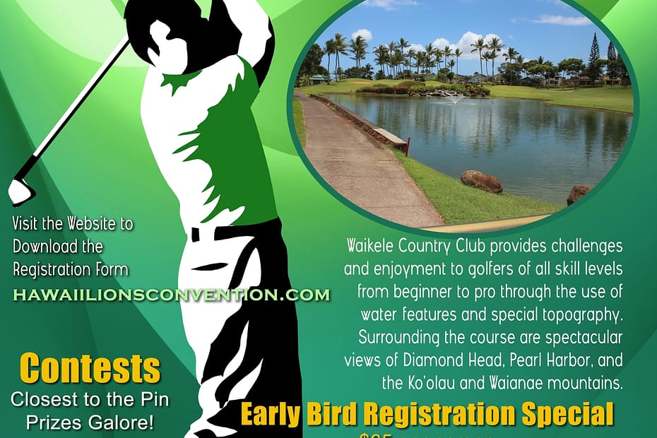 87th Hawaii Lions Convention 2023 - Golf Tournament